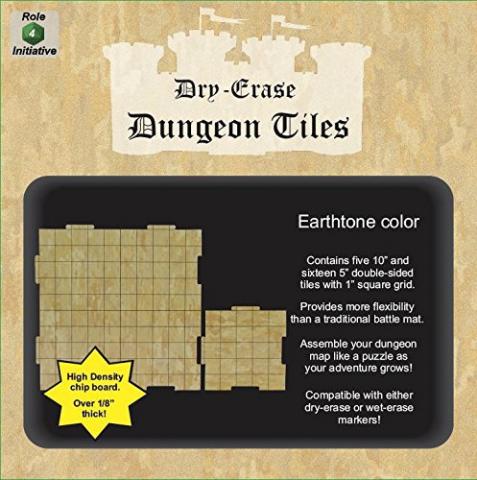 Earthtone Combo Pack of Five 10x10 & Sixteen 5x5 Inch Square Tiles