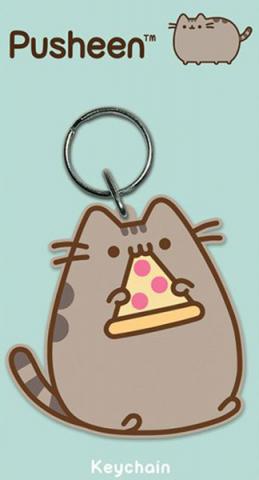 Pusheen Rubber Keychain Pizza 6 cm