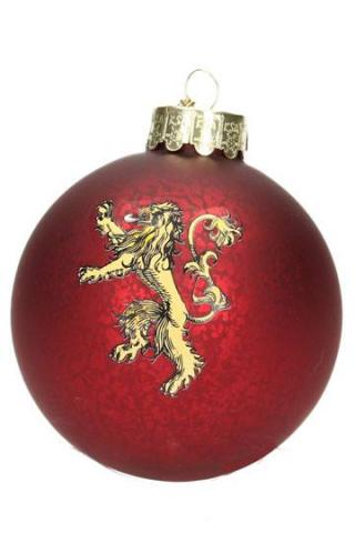Game of Thrones Glass Ornament Lannister