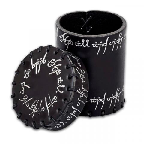 Dice Cup: Elvish Black Leather