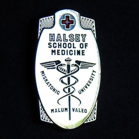Varsity pin: Halsey School of Medicine