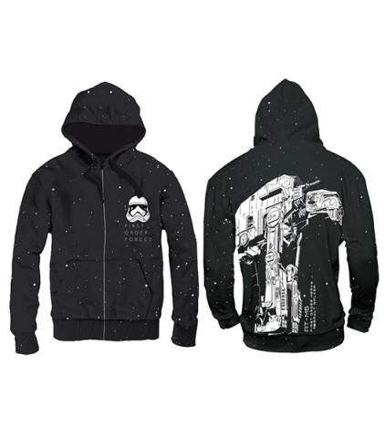 Star Wars Episode VIII Zipped Hooded Sweater AT-M6 Trooper Space