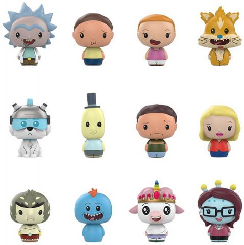 Rick and Morty Pint Size Heroes Mini Figures 6 cm Display