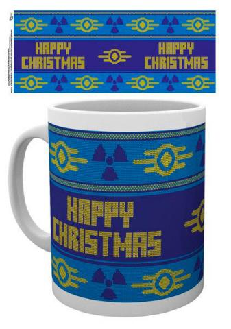 Fallout 4 Christmas Mug Ugly Sweater