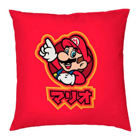 Super Mario Pillow Mario Kanji