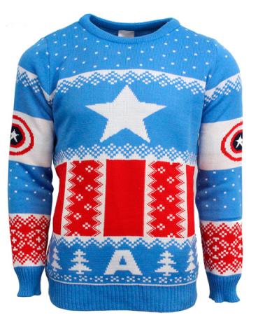 Captain America Christmas Jumper