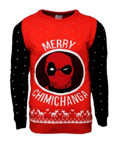 Deadpool Merry Chimichanga Christmas Jumper