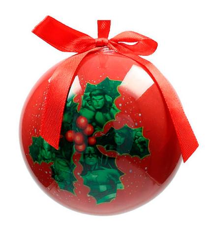 Marvel Christmas Bauble Mistletoe Characters