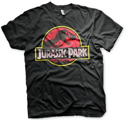Jurassic Park Distressed Logo (X-Large)