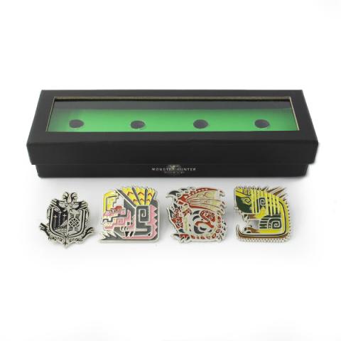 Monster Hunter World Pin Badge Set