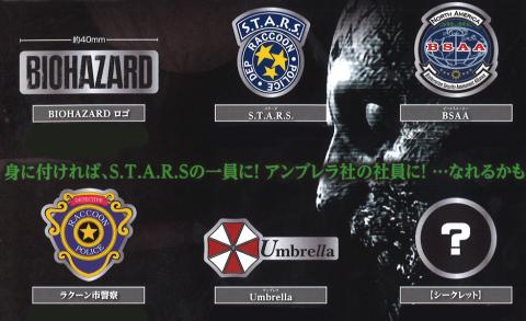 Biohazard Metal Pins Capsule