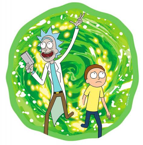 Rick and Morty Mousepad Portal in Shape