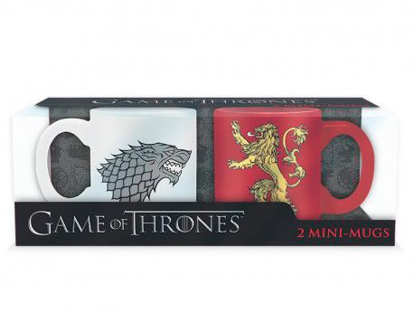 Game of Thrones Mini-mug Set: Stark & Lannister