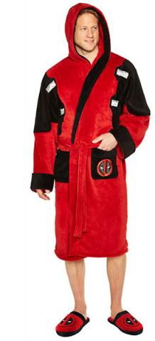 Deadpool Fleece Bathrobe