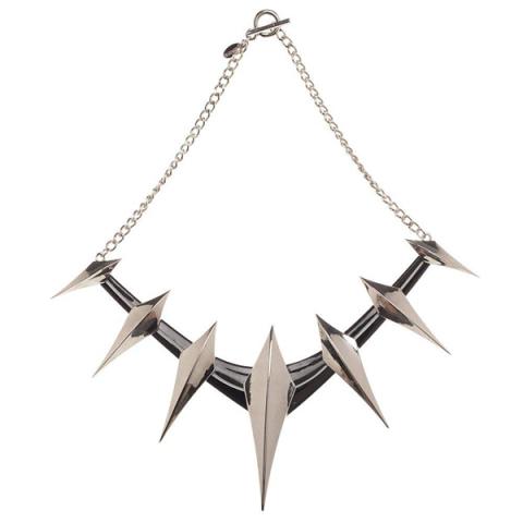 Black Panther Choker Spiked Necklace