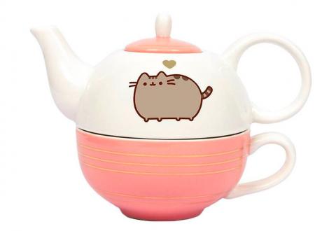 Pusheen Tea For One Set (Gold)