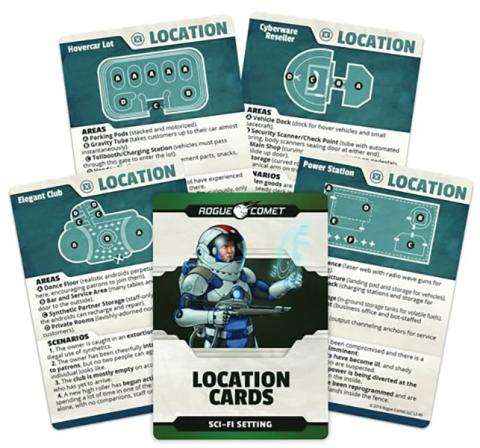 Location Cards: Sci-Fi Setting