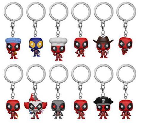 Deadpool Pocket Pop! Vinyl Keychain Various Deadpool