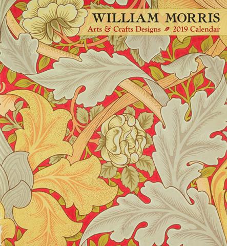 William Morris Arts & Crafts Designs 2019 Wall Calendar