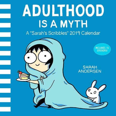 Adulthood is a Myth: A Sarah's Scribbles 2019 Wall Calendar