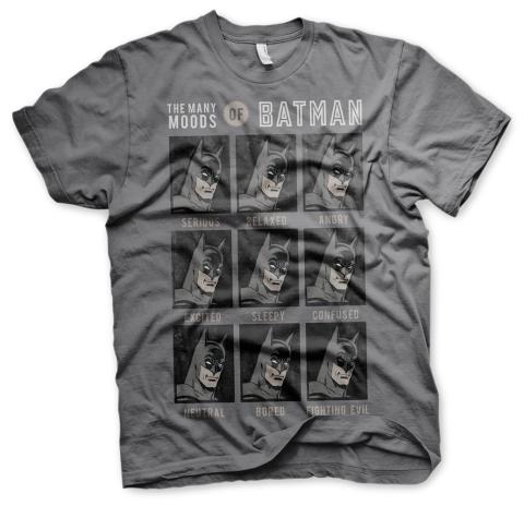 The Many Moods Of Batman T-Shirt (X-Large)