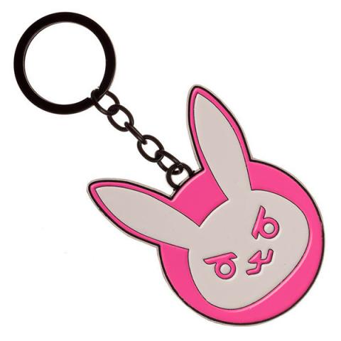 Metal Keychain D.Va Bunny