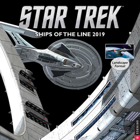 Star Trek Ships of the Line 2019 Wall Calendar