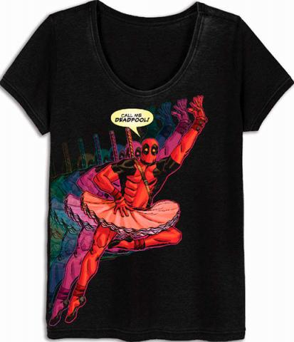 Deadpool Ladies T-Shirt Dancer