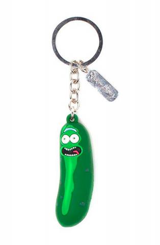 3D Rubber Keychain Pickle Rick