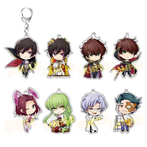 Lelouch of the Rebellion Episode III Chara Forme Acrylic Key Chain