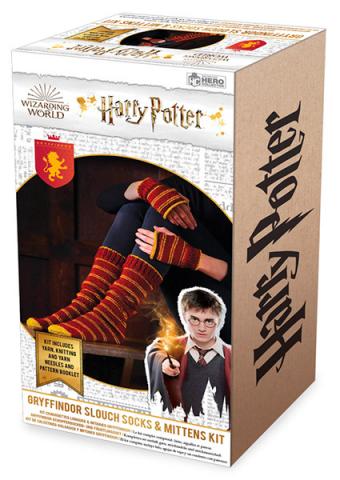 Gryffindor Slouch Socks & Mittens Knit Kit