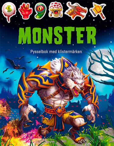 Monster - pysselbok med klistermärken