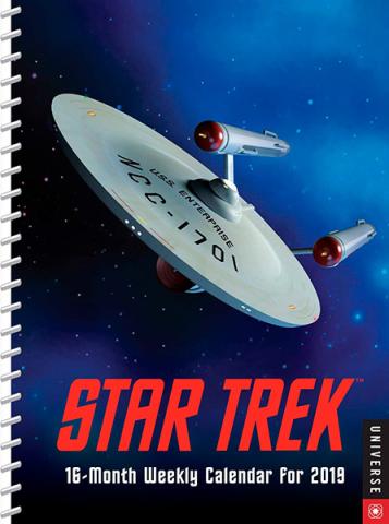 Star Trek 2019 16-Month Weekly Engagement Calendar