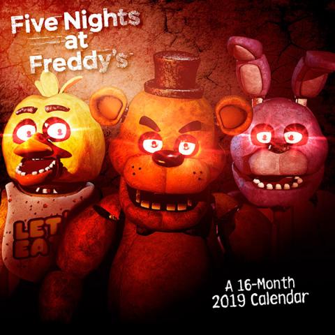 Five Nights At Freddy's 2019 Wall Calendar