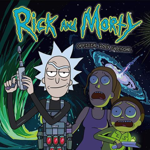 Rick and Morty 2019 Wall Calendar