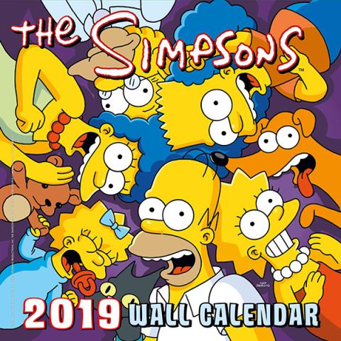 Simpsons Wall Calendar 2019