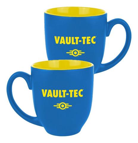 Mug Vault-Tec Logo Blue/Yellow