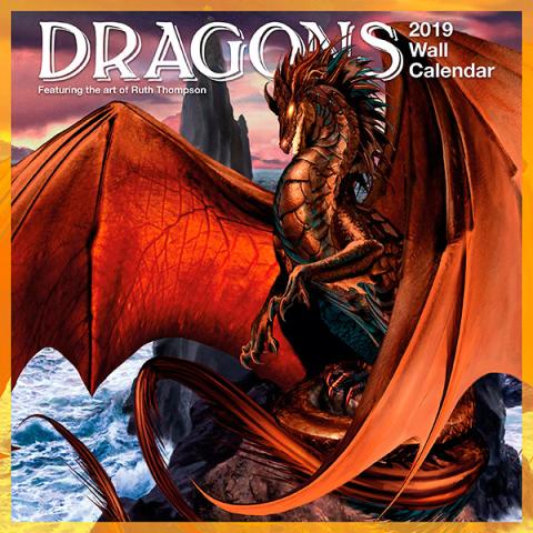 Dragons 2019 Wall Calendar
