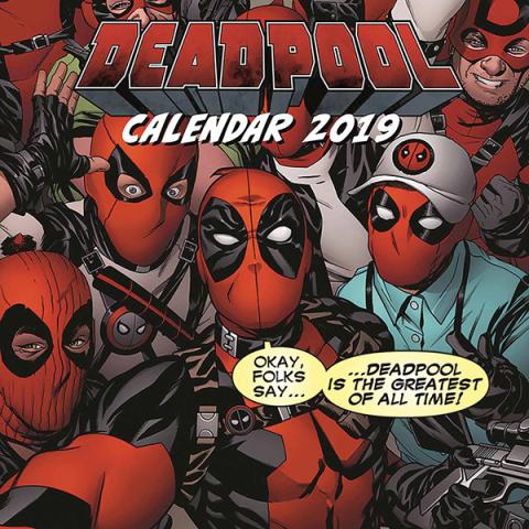 Deadpool 2019 Wall Calendar