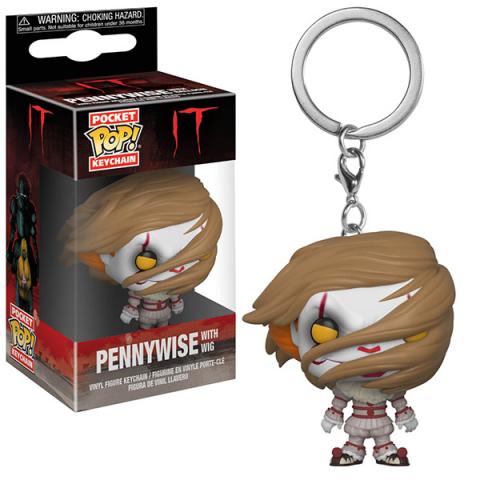 Pennywise with Wig Pop! Vinyl Figure Keychain