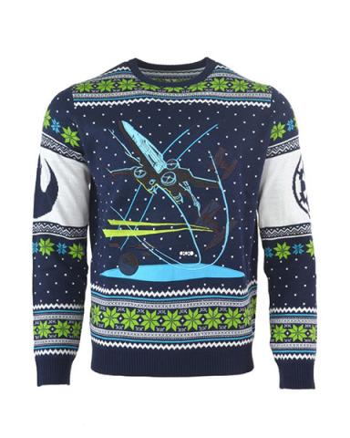 X-Wing Chase Christmas Jumper