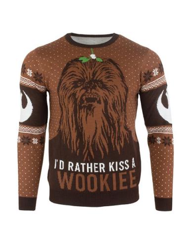 I'd Rather Kiss a Wookiee Christmas Jumper