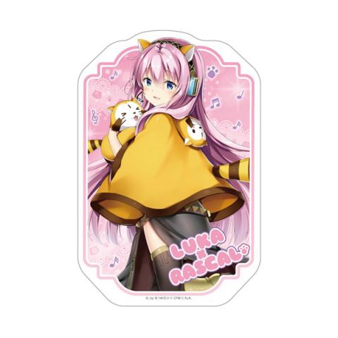 Megurine Luka and Rascal the Raccoon Die-cut Magnet