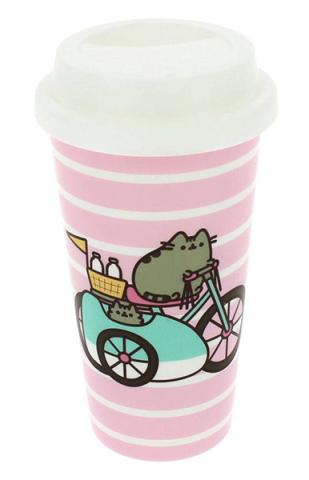 Pusheen Travel Mug Let's Go