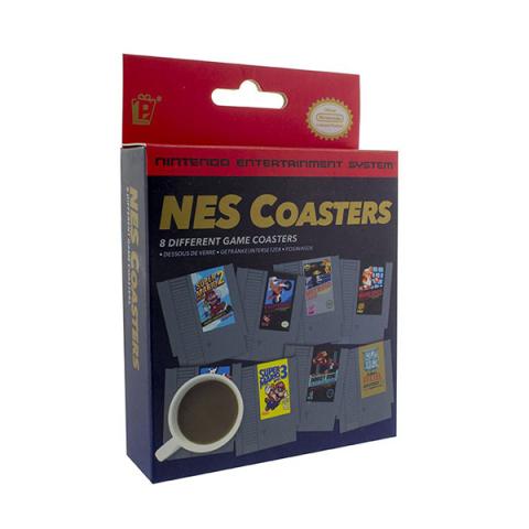 Nintendo NES Cartridge Coasters 8-pack