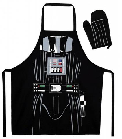 Darth Vader Apron and Oven Mitt Set