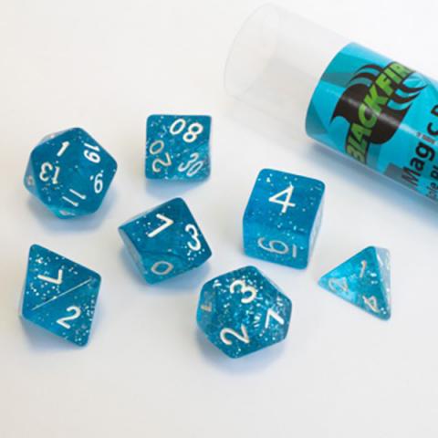 Magic Blue With White (7 Dice)