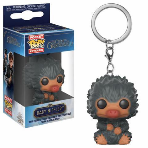 Fantastic Beasts 2 Grey Baby Niffler Pop! Vinyl Figure Keychain