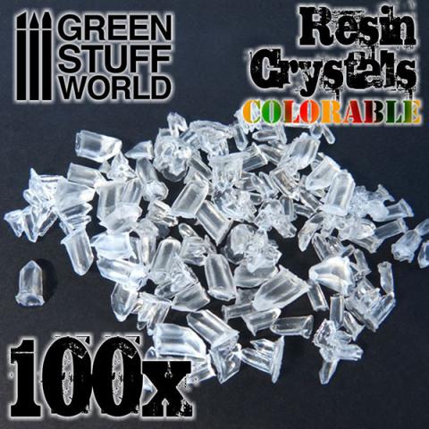 CLEAR Resin Crystals - Small