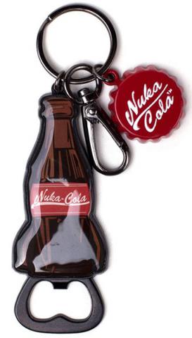 Keychain with Bottle Opener Nuka Cola Bottle
